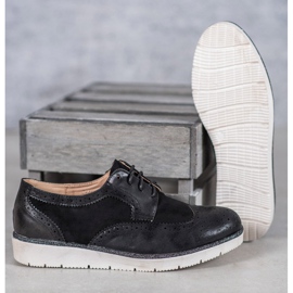 Zapatos de ante VICES negro 3