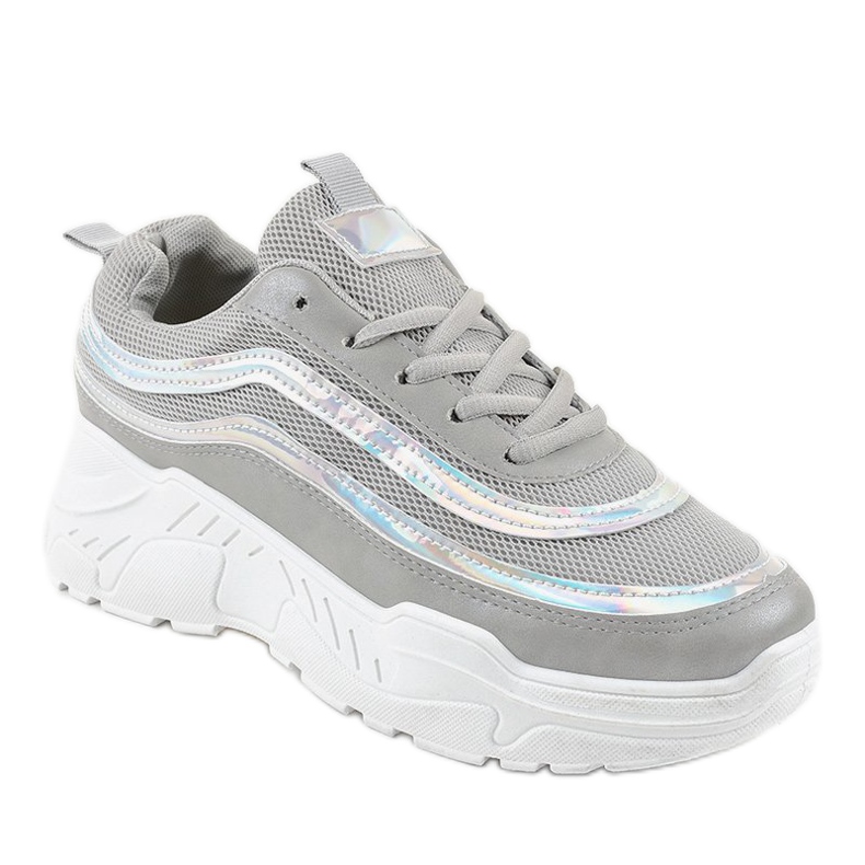 Zapatilla deportiva gris mujer AA8 1