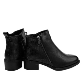 Botines negros con cremallera TX-3201 3
