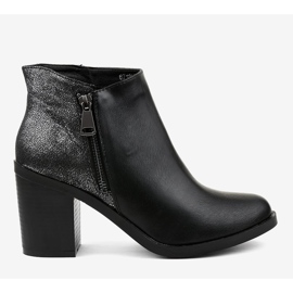 Botas negras con tacones ligeros 6718N negro 2