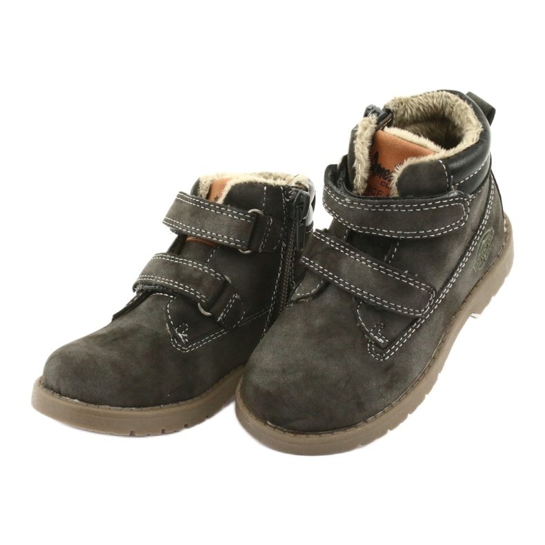 Botas Timberki con Velcro American Club GC43 gris 3