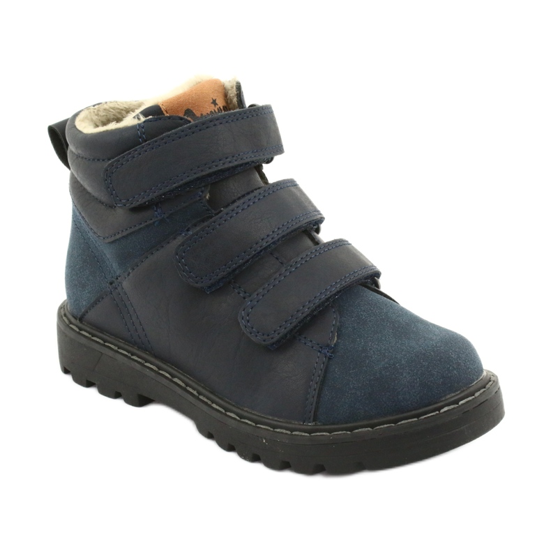 Botas Timberki con Velcro American Club GC40 azul marino 1