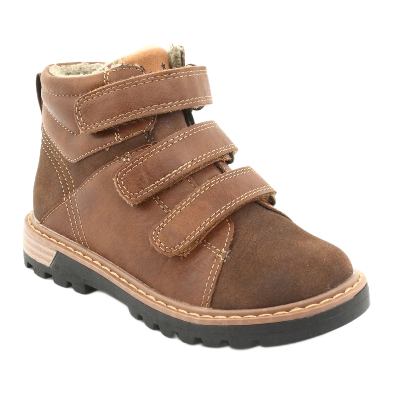Botas Timberki con velcro American Club GC40 marrón 1