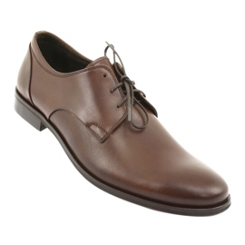 Pilpol Masculino de cuero Formal 1609 marrón 1