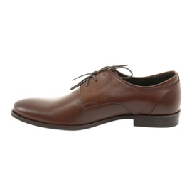 Pilpol Masculino de cuero Formal 1609 marrón 2