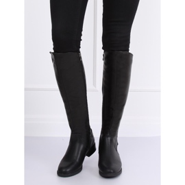 Botas negras, botas negras B-321 Black negro 2
