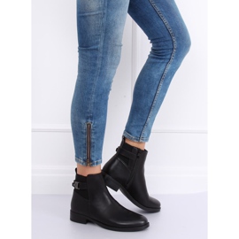 Botas negras Jodhpur para mujer 1304 Black negro 2