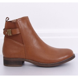 Camel 1304 Botines Chelsea Camel para mujer marrón 2