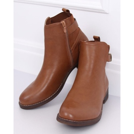 Camel 1304 Botines Chelsea Camel para mujer marrón 4