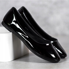 Bailarinas VICES lacadas negro 1 Bailarinas VICES lacadas negro 1