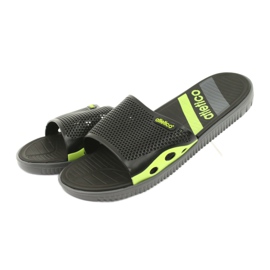 Atletico Zapatillas de hombre negras para la piscina del Atlético negro verde 2