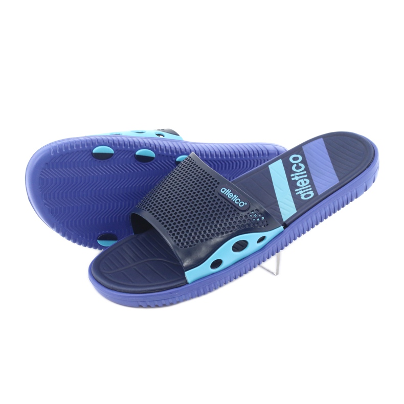 Atletico 6168 Pantuflas Atlético de Piscina azul marino azul 3
