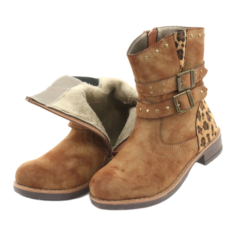 Botas de pantera marrón de American Club 5