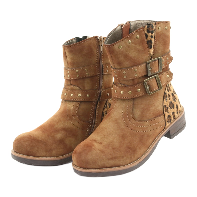 Botas de pantera marrón de American Club 3