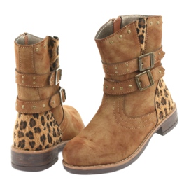 Botas de pantera marrón de American Club 4
