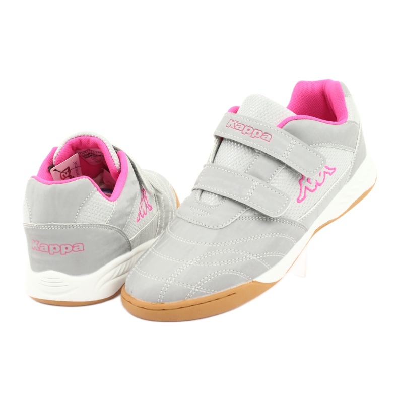 Zapatos Kappa Kickoff T Jr 260509T 1522 rosa gris 4