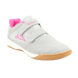 Zapatos Kappa Kickoff T Jr 260509T 1522 rosa gris 1