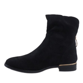 Botas de ante negro con cremallera J905 3