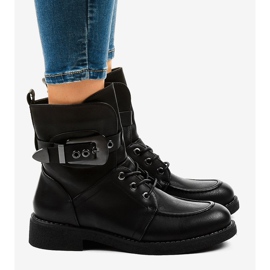 Botas negras con hebillas 404 negro 3