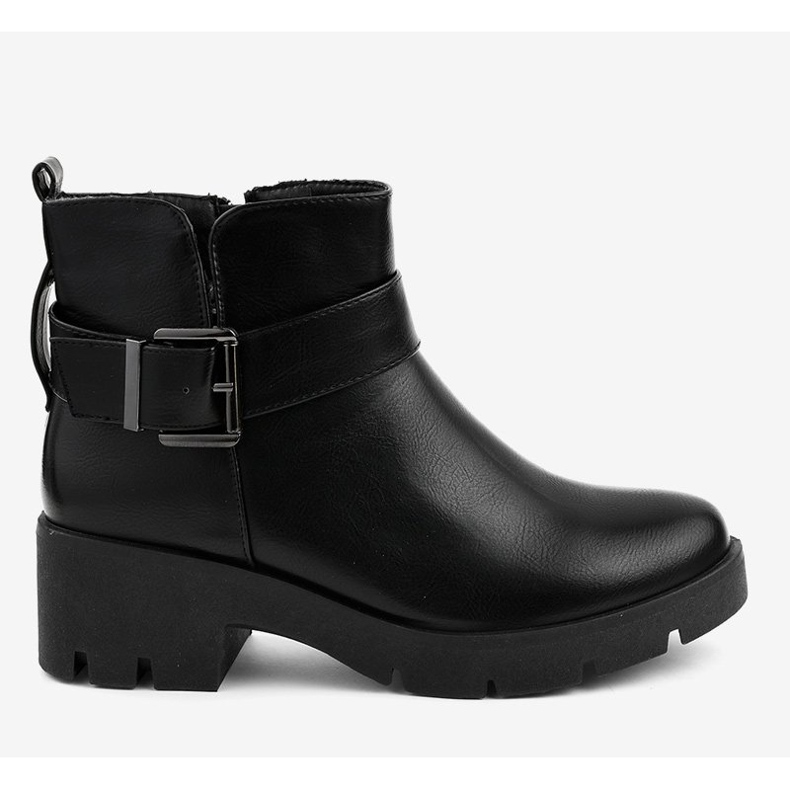 Botas planas negras DGLJ-1 negro 2