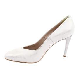 Espinto Bombas de cuero para mujeres 889/20 Plata 2 Espinto Bombas de cuero para mujeres 889/20 Plata 2