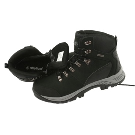 Atletico 66176 zapatillas de senderismo negras atadas negro 6