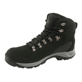 Atletico 66176 zapatillas de senderismo negras atadas negro 2