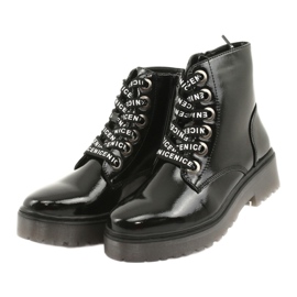 Botas cordones Sergio Leone 726 cordones negro 3