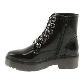 Botas cordones Sergio Leone 726 cordones negro 2
