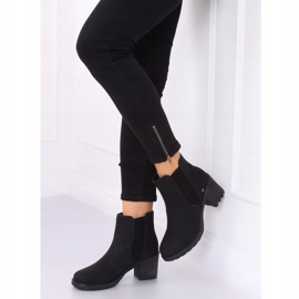 Botines Chelsea negros, negro L2065 Negro 3