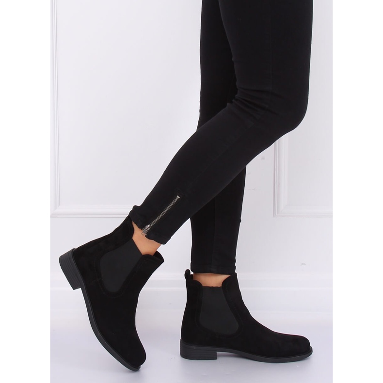 Botas negras Jodhpur B-6856 Negra negro 2 Botas negras Jodhpur B-6856 Negra negro 2