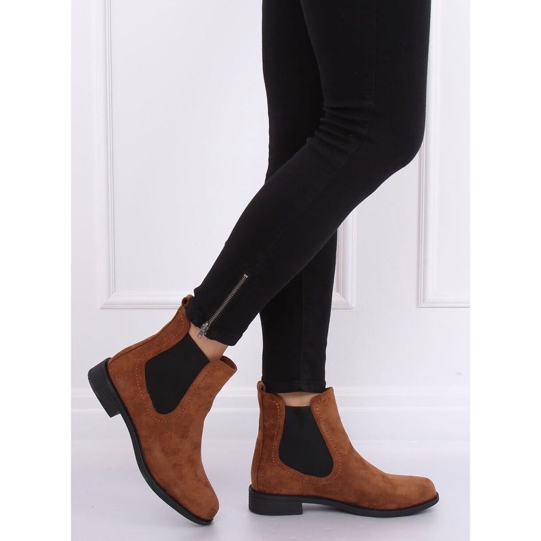 Botas marrones Jodhpur B-6856 Camel marrón 1
