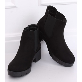 Botines Chelsea negros con suela gruesa 9996-6 Negro 3