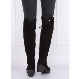 Botas mosqueteras con suela de goma negro 8B938 Negro 1 Botas mosqueteras con suela de goma negro 8B938 Negro 1