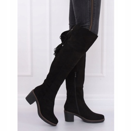 Botas mosqueteras con suela de goma negro 8B938 Negro 3