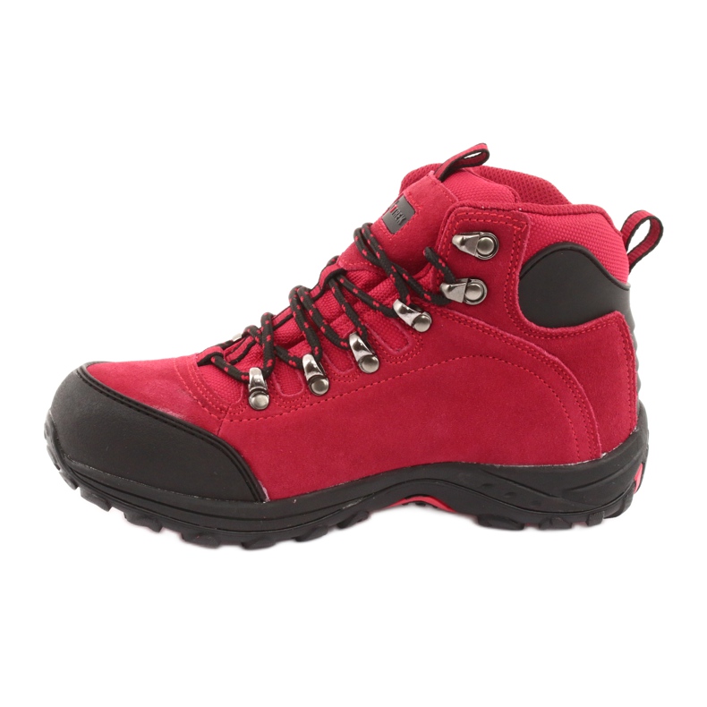 Botas de montaña con membrana MtTrek 034 rojo negro 2