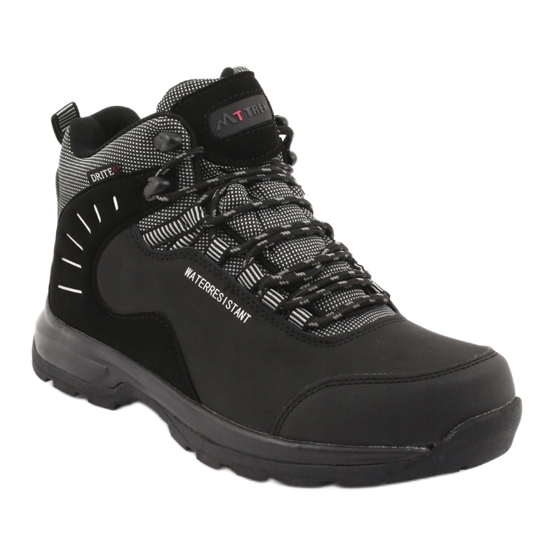 Trekking negro MtTrek 021B atado gris 1