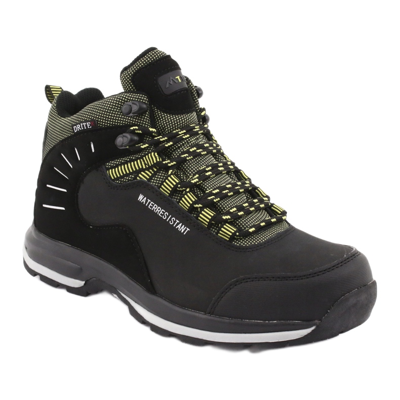 Trekking negro MtTrek 011 atado verde 1