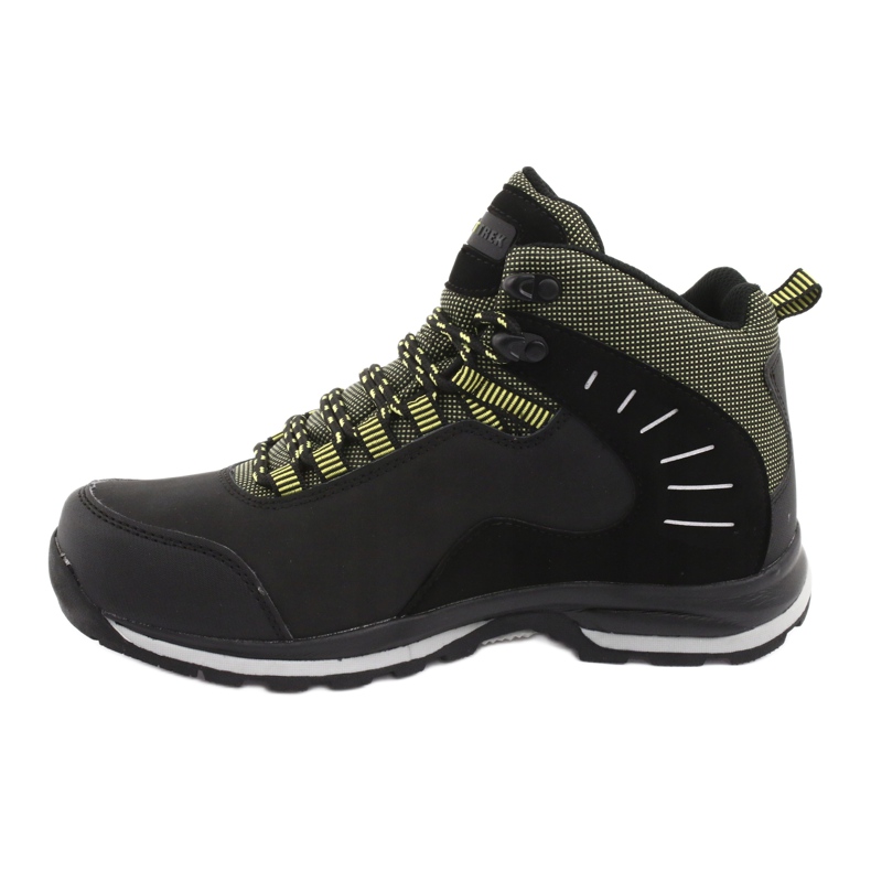 Trekking negro MtTrek 011 atado verde 2