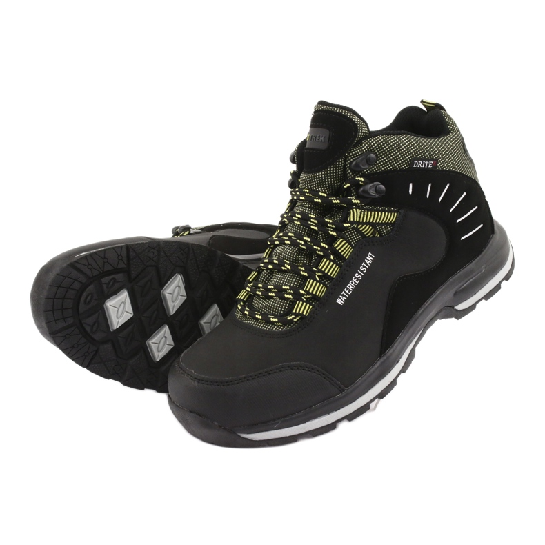 Trekking negro MtTrek 011 atado verde 4