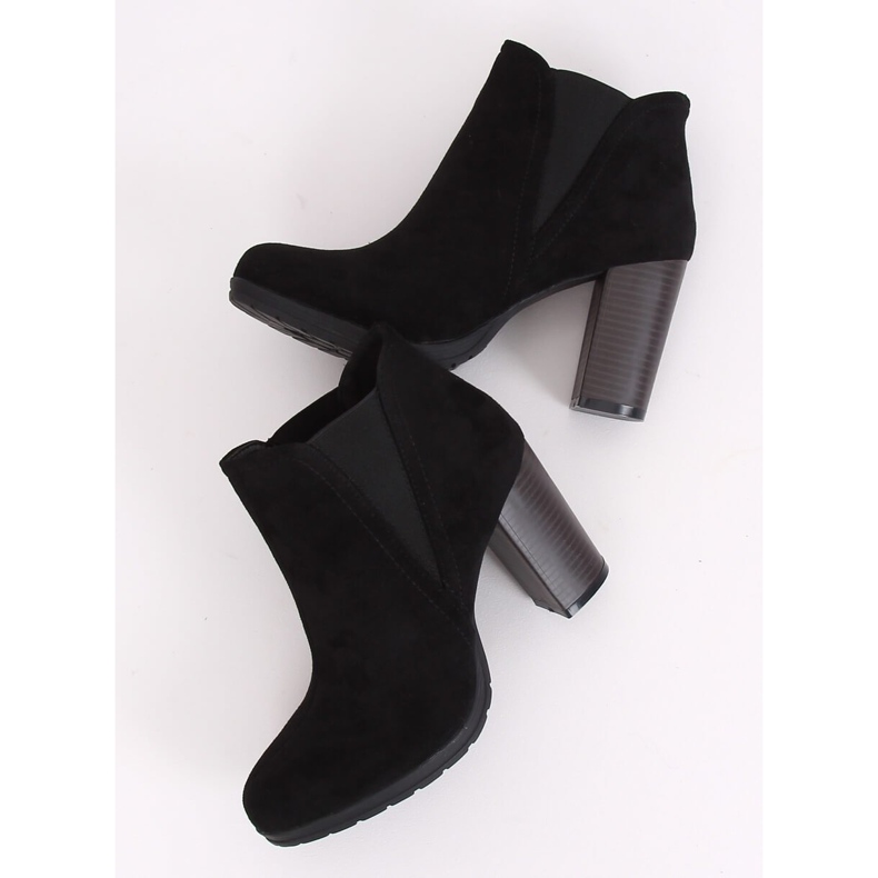 Botas negras de tacón alto H9261 Negro 1 Botas negras de tacón alto H9261 Negro 1