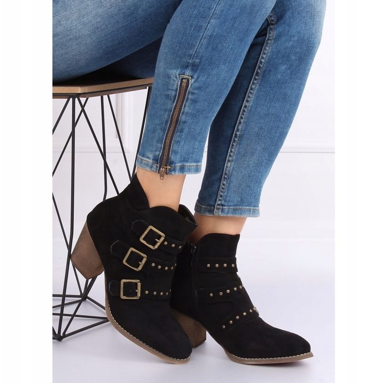 Botas de vaquero negras L88-162 Negro 1