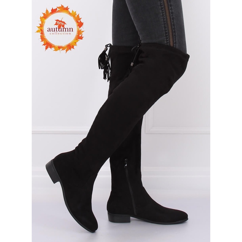 Botas negras por encima de la rodilla 13X993-95 Black negro 1