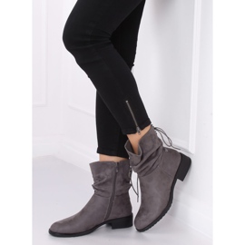Botines planos mujer gris B-09 Gris 4