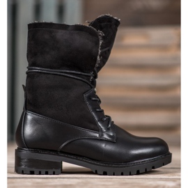 Seastar Botas con vástago enrollable negro 3