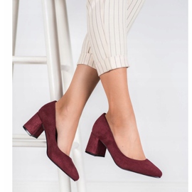 Vinceza Zapatos de tacón burdeos rojo 1 Vinceza Zapatos de tacón burdeos rojo 1