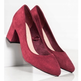 Vinceza Zapatos de tacón burdeos rojo 2