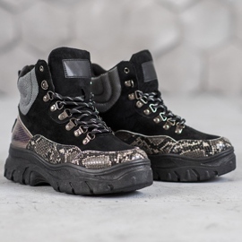 Botas VICES con cordones negro 1