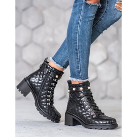 Seastar Botas acolchadas en la plataforma negro 2