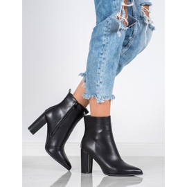 Seastar Botas de cuero ecológico negro 4